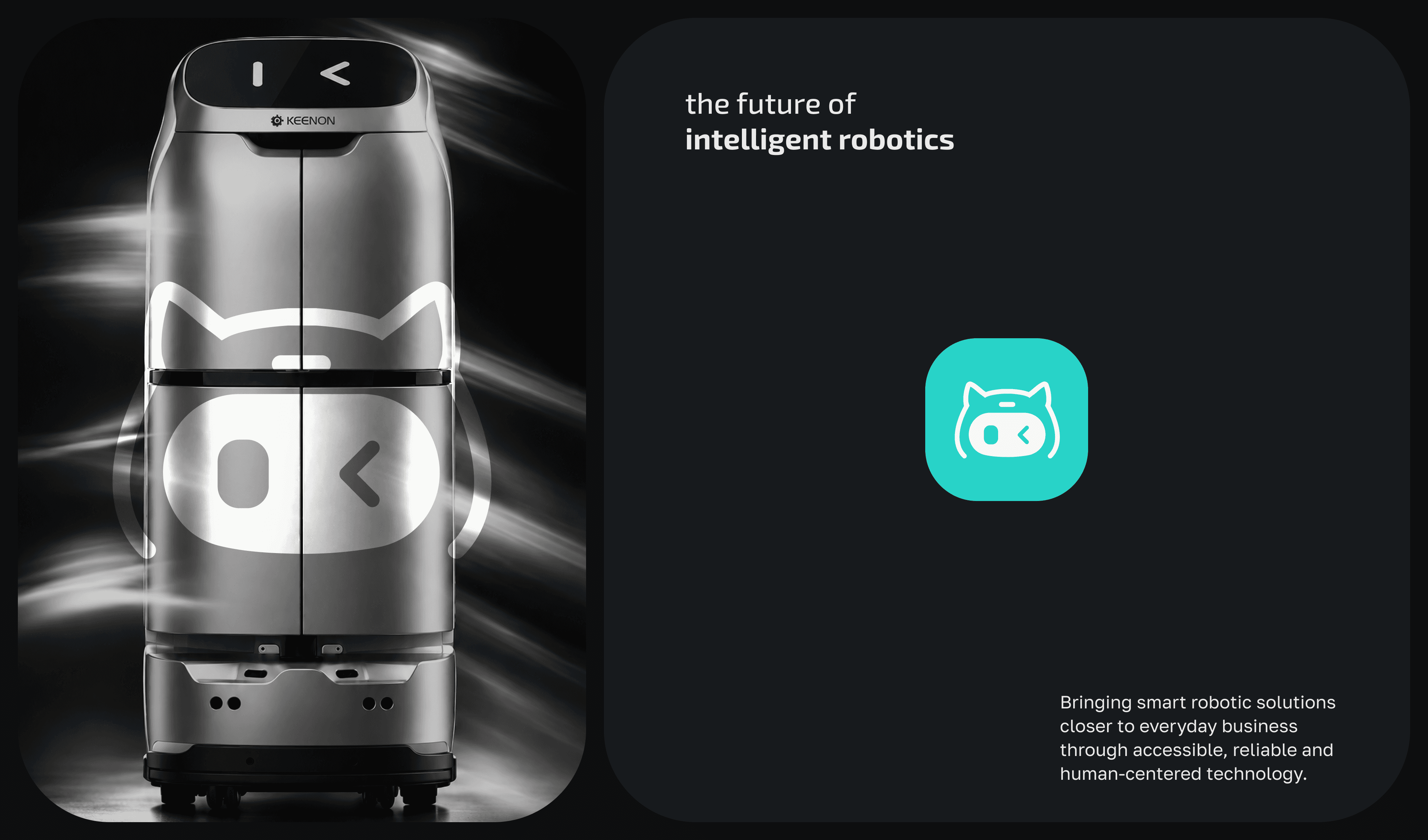 KEENON robot symbol construction and interaction concept
